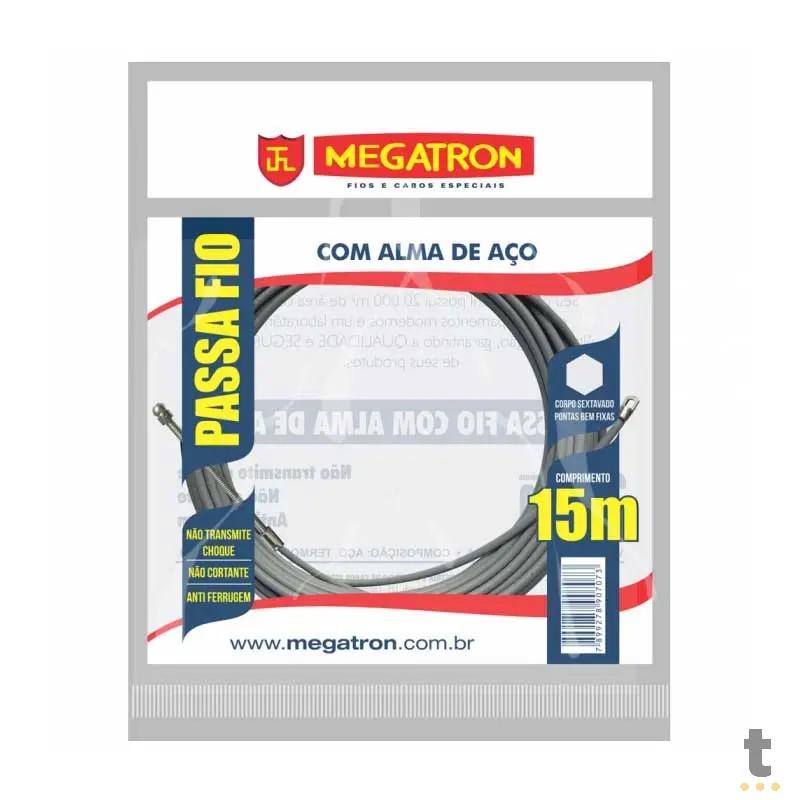 Passa Fio Com Conexão 15 metros Cinza - 34191 Truedata